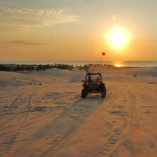 Jeepfahrt im Silver Lake State Park, Michigan