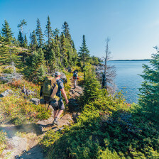 Der Isle Royale-Nationalpark im Lake Superior, Michigan