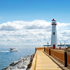 Leuchtturm bei St. Ignace, Michigan